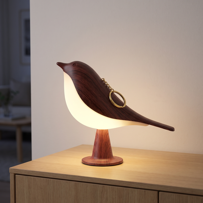 Trådløs Fuglelampe med Berøringsdimmer