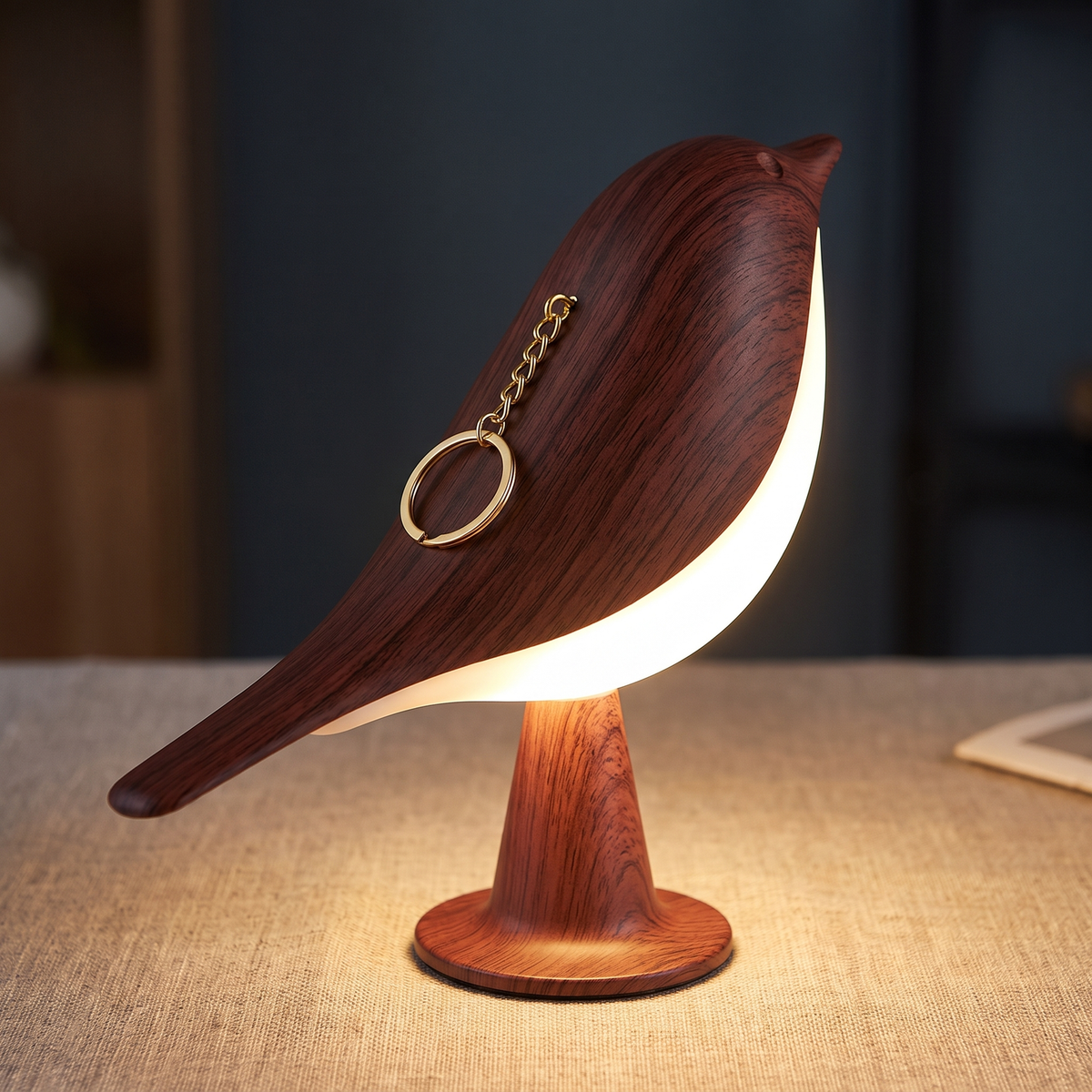 Trådløs Fuglelampe med Berøringsdimmer