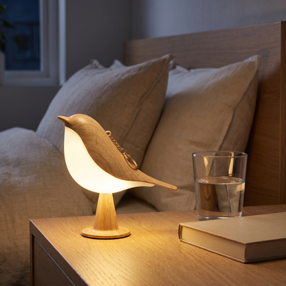 Trådløs Fuglelampe med Berøringsdimmer