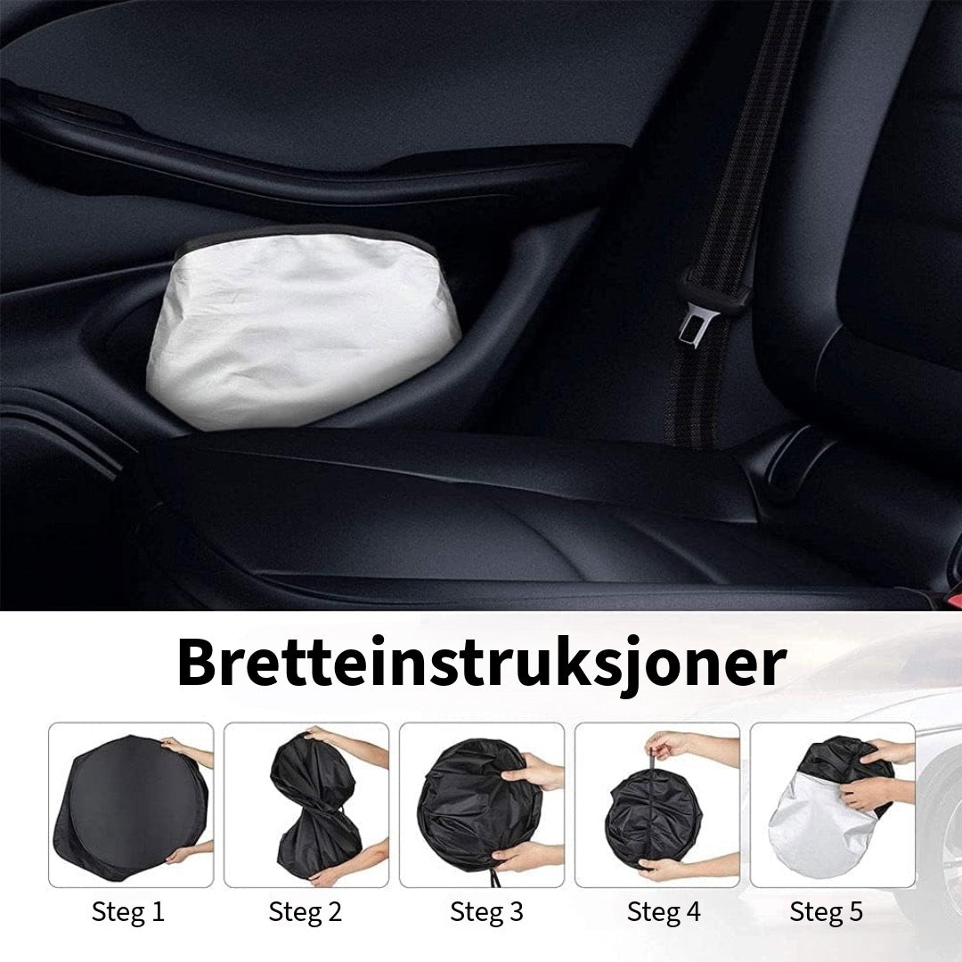 Sammenleggbart Solskjerm med Billogo