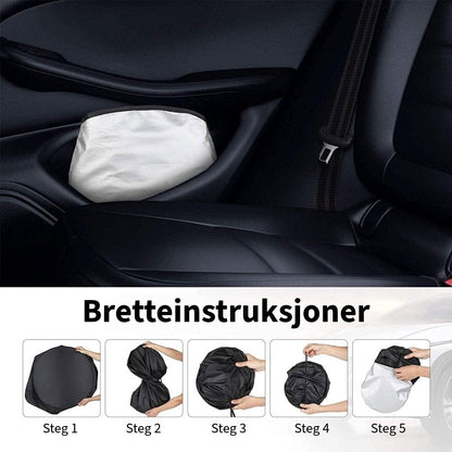 Sammenleggbart Solskjerm med Billogo