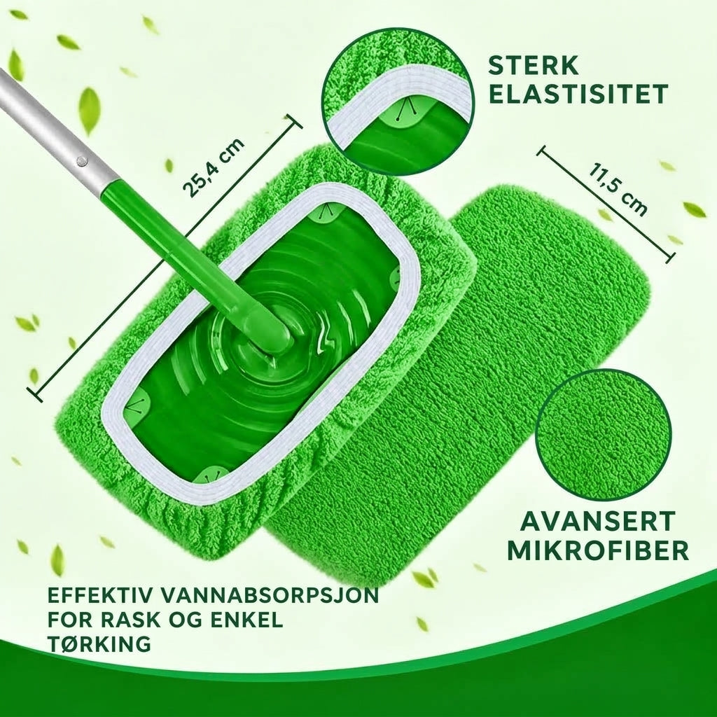 Gjenbrukbar Mikrofiberklut for Swiffer