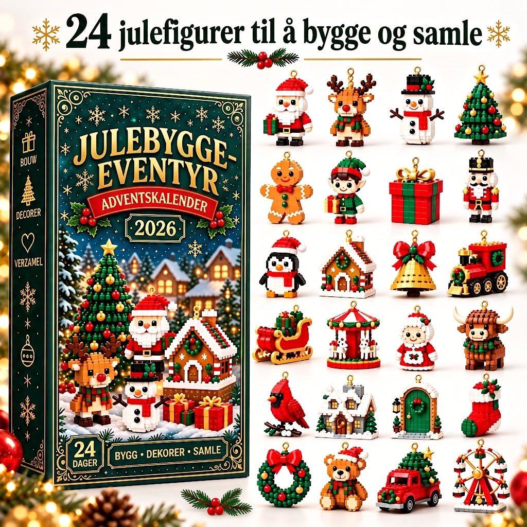 Julebyggeprosjekt – Bygg en ny julefigur hver dag frem til jul 🎄