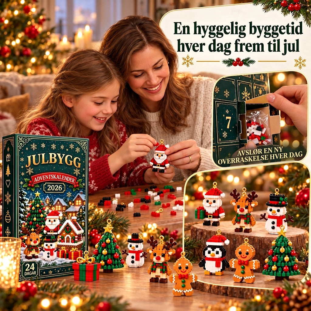 Julebyggeprosjekt – Bygg en ny julefigur hver dag frem til jul 🎄