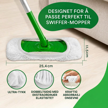 Gjenbrukbar Mikrofiberklut for Swiffer
