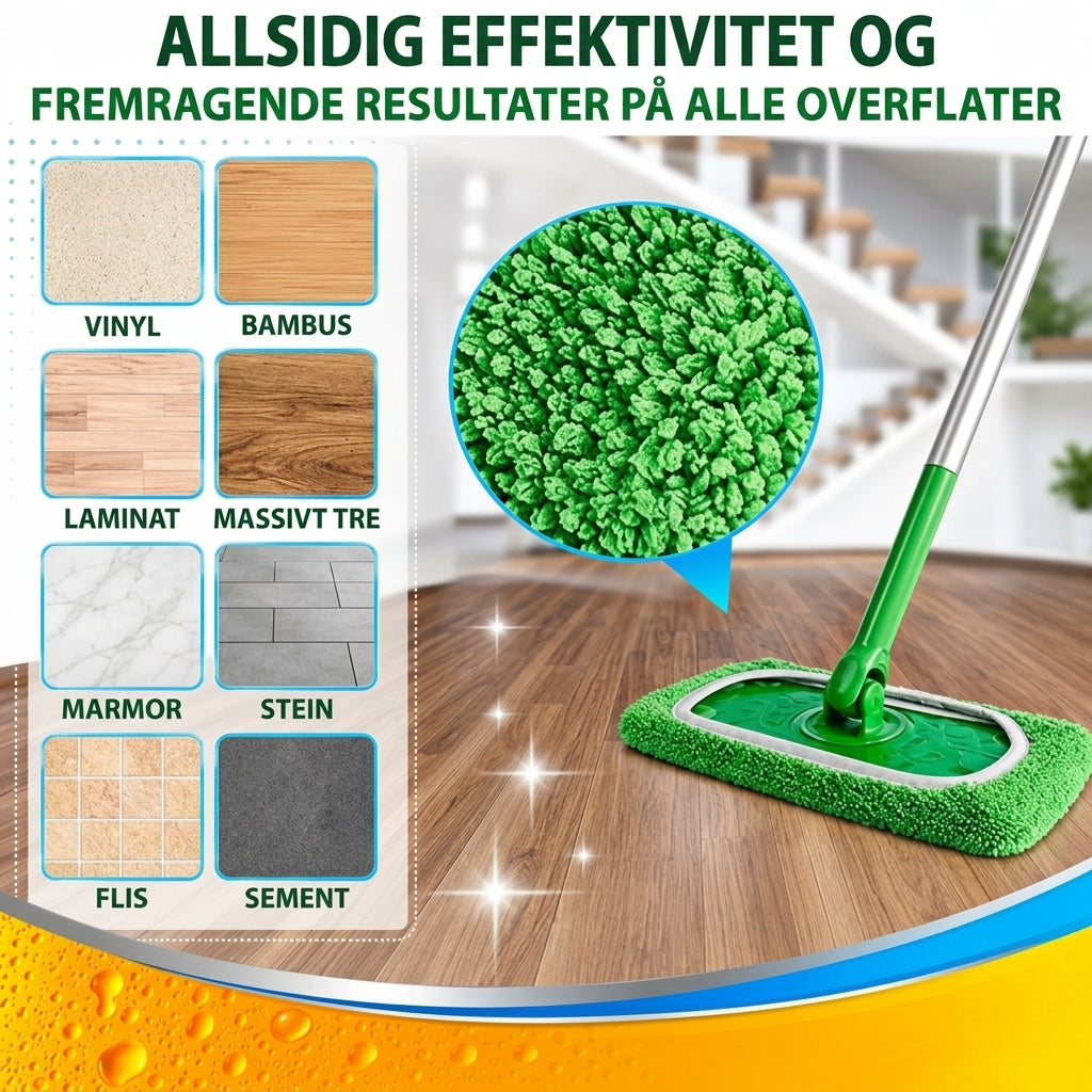 Gjenbrukbar Mikrofiberklut for Swiffer