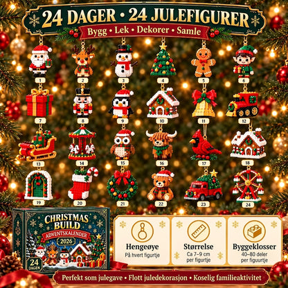 Julebyggeprosjekt – Bygg en ny julefigur hver dag frem til jul 🎄