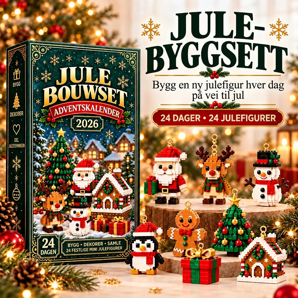 Julebyggeprosjekt – Bygg en ny julefigur hver dag frem til jul 🎄