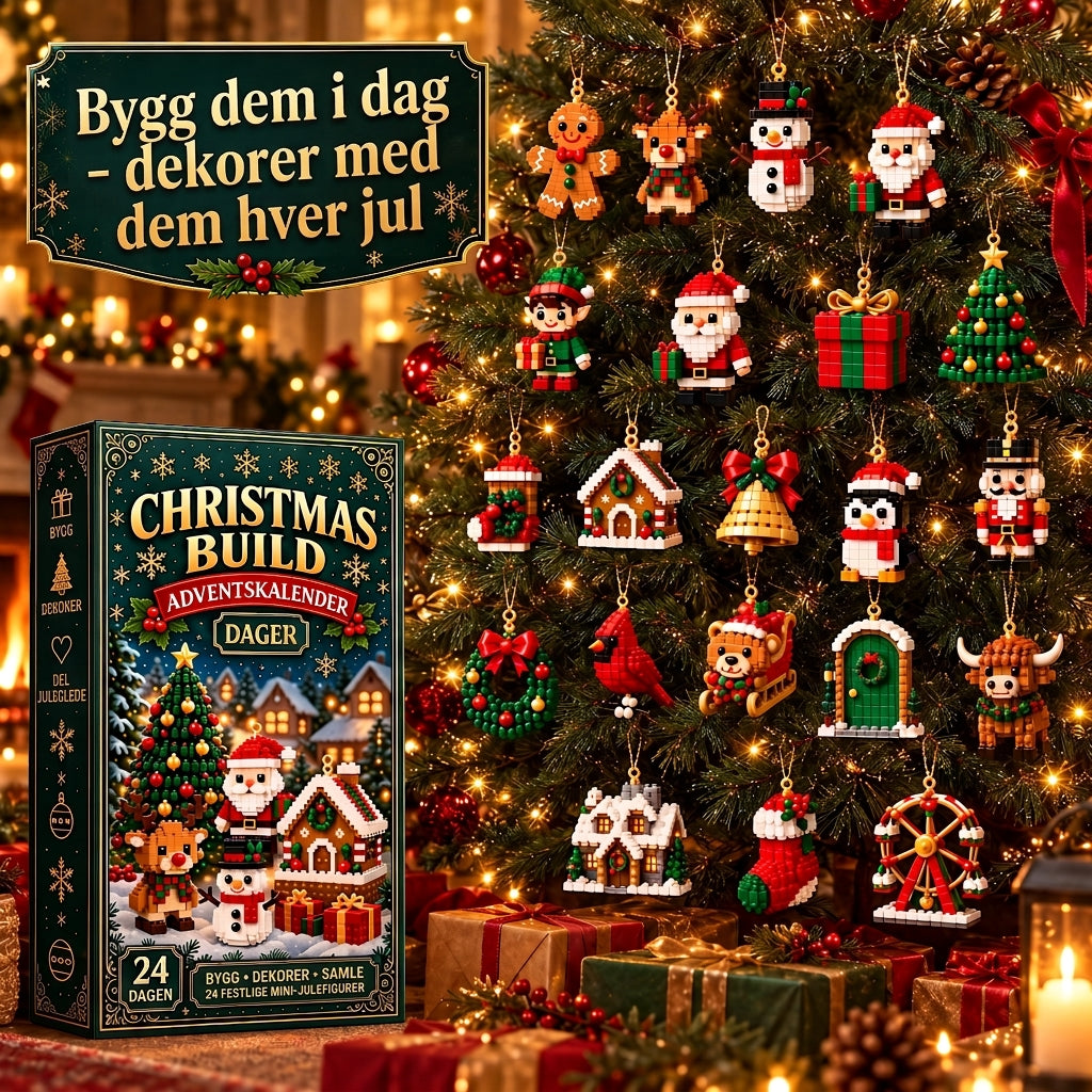Julebyggeprosjekt – Bygg en ny julefigur hver dag frem til jul 🎄