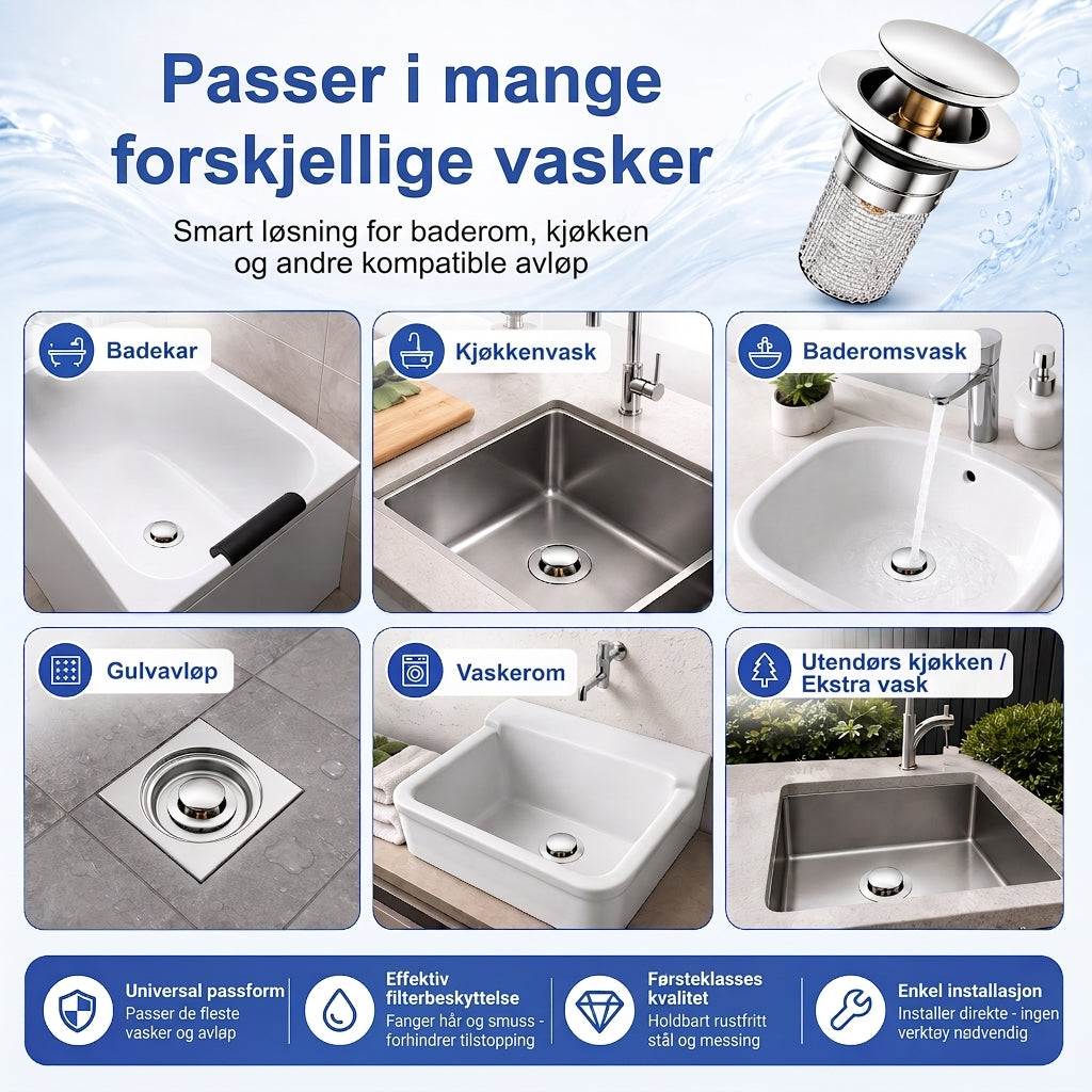 Smart Avløpsfilter