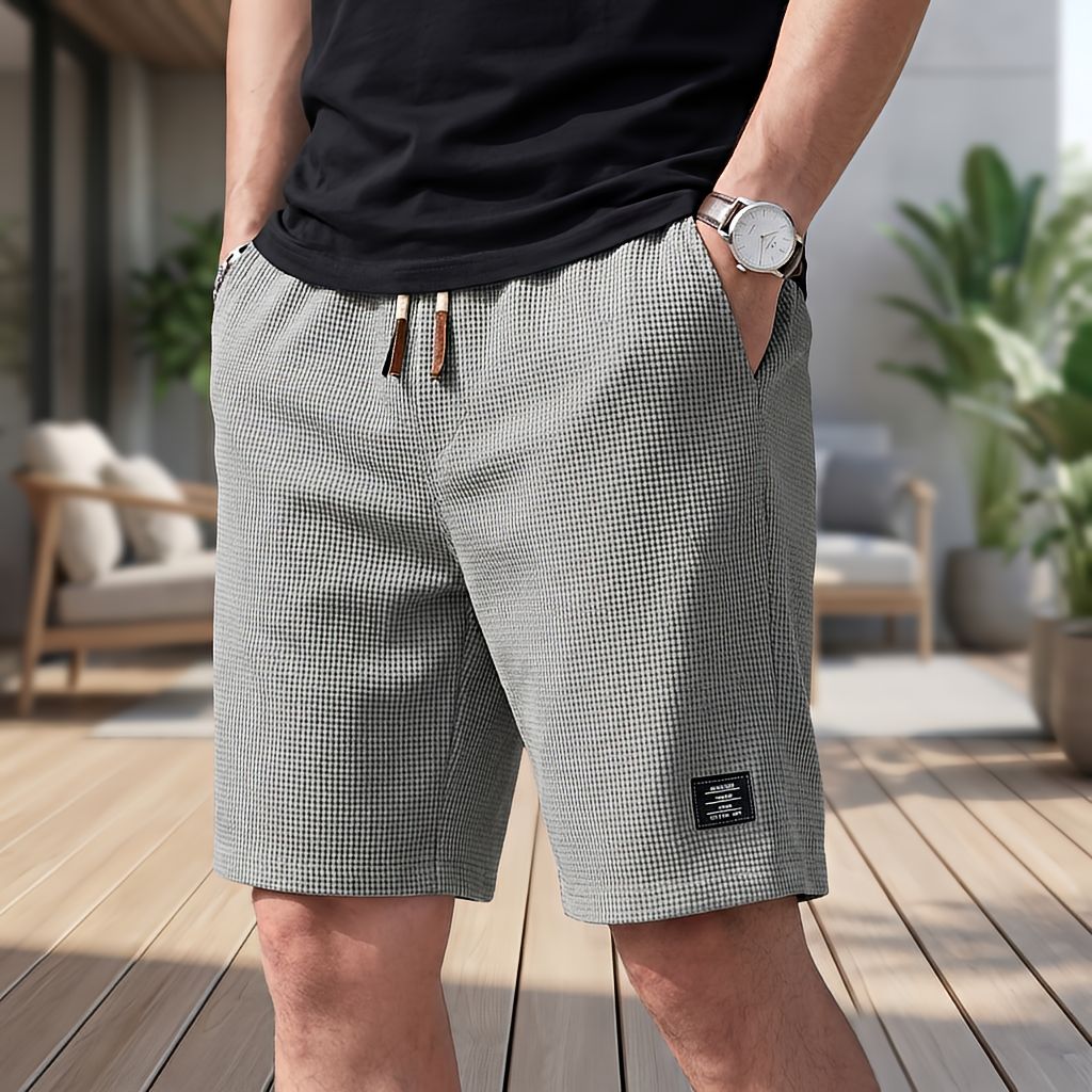 Herreshorts | Komfortabel sommershorts med elastisk midje