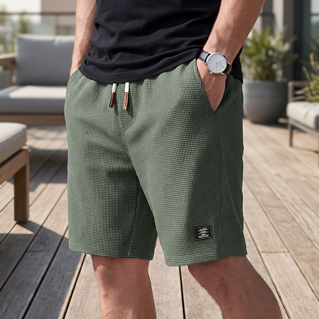 Herreshorts | Komfortabel sommershorts med elastisk midje