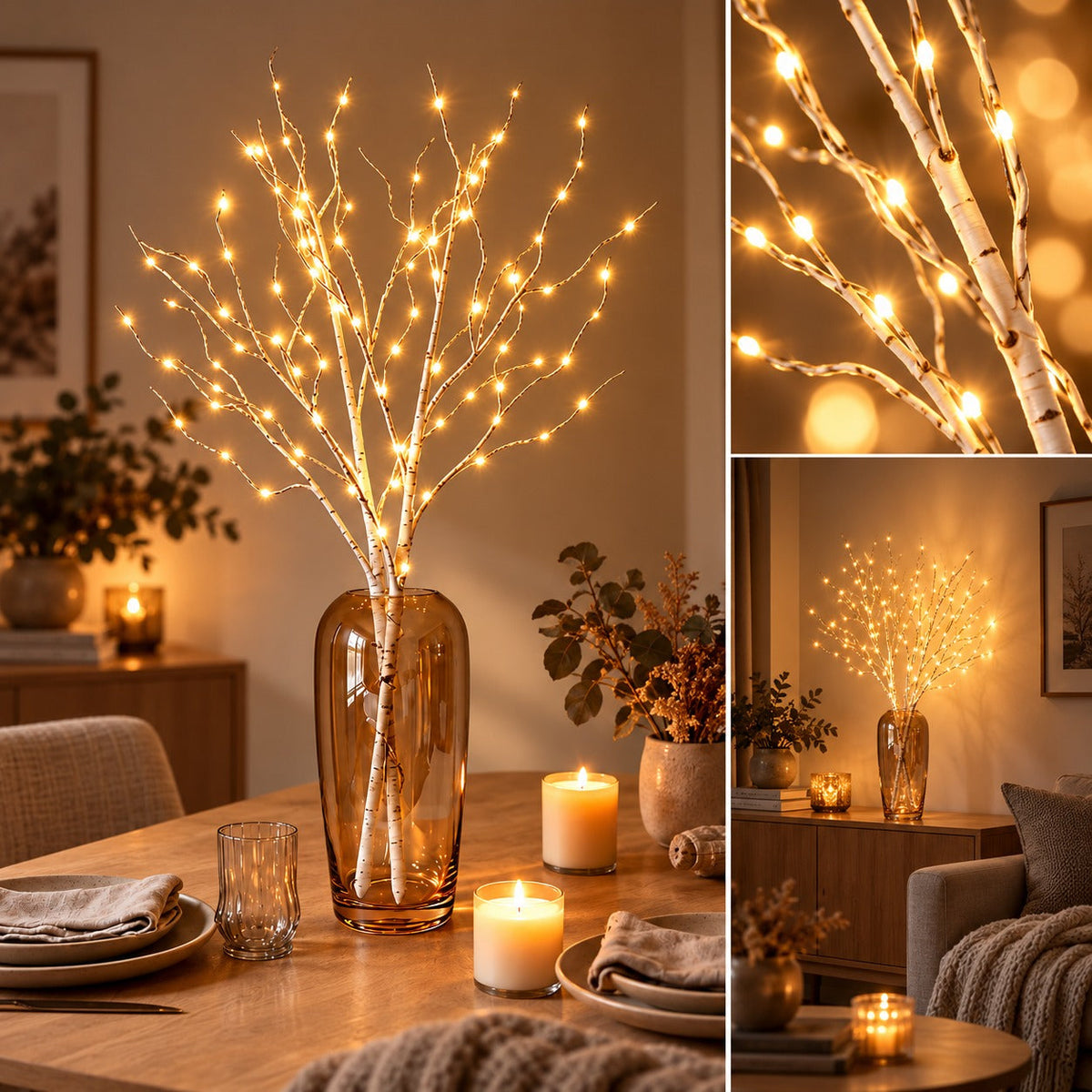 LED-grener med batterier