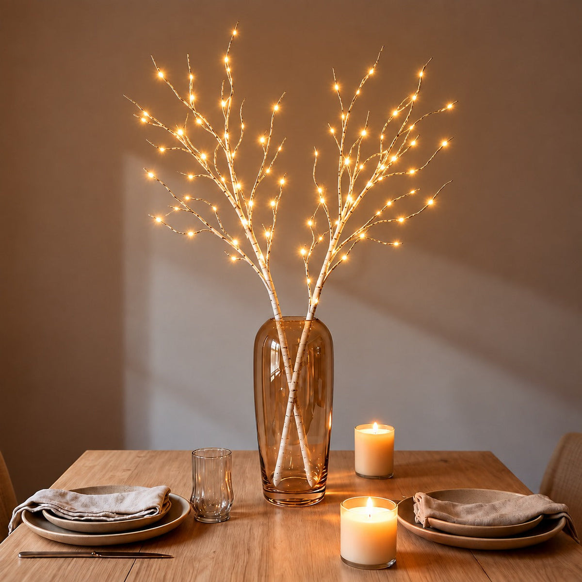 LED-grener med batterier