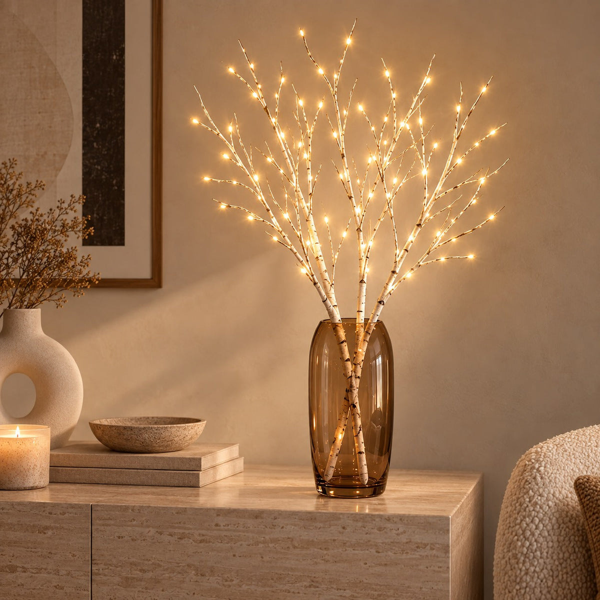 LED-grener med batterier