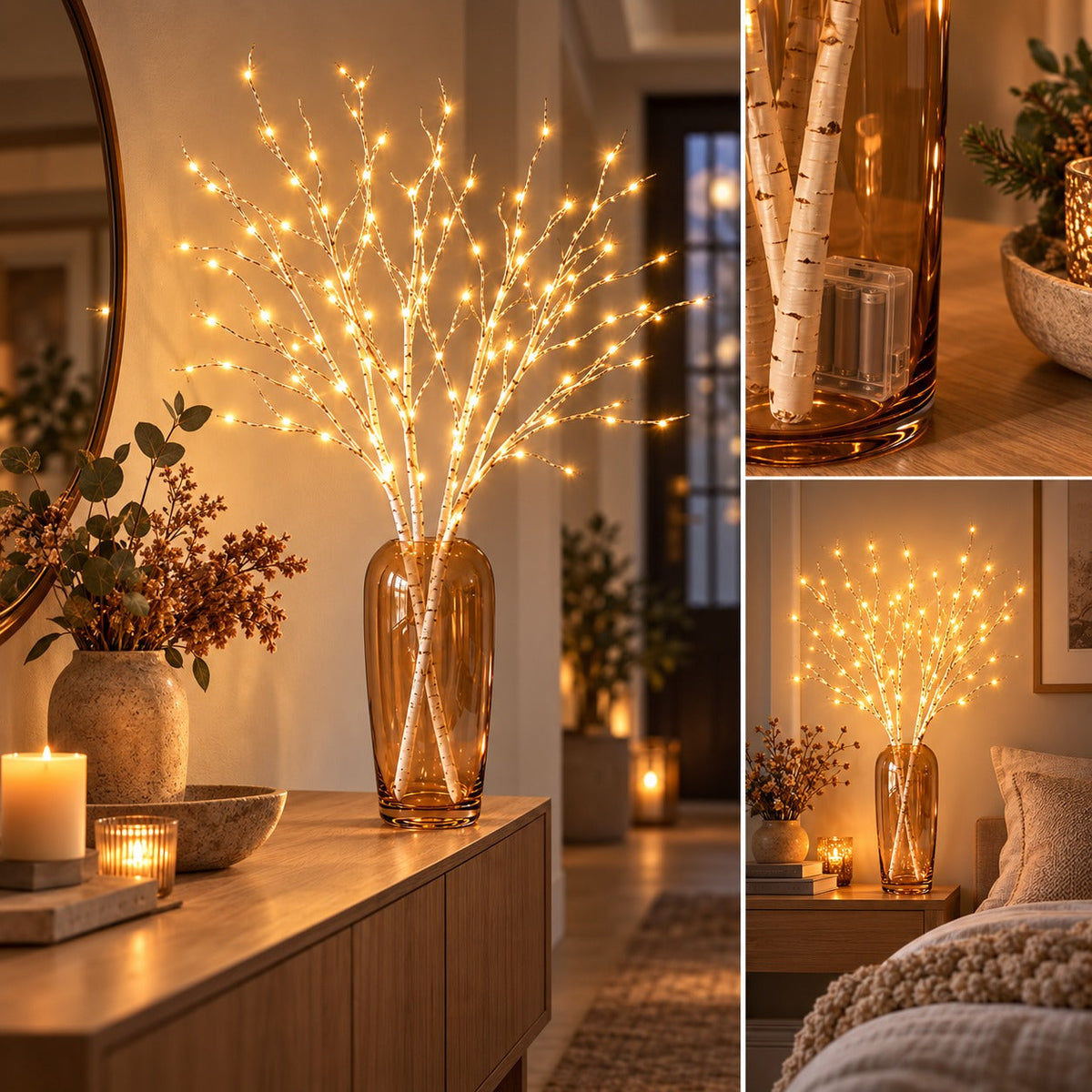 LED-grener med batterier
