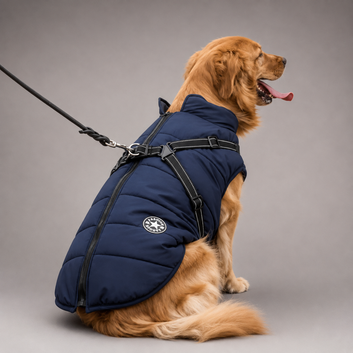 Petstar™ – Vanntett vinterjakke med innebygd sele
