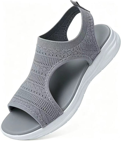 Komfortable, pustende flate sandaler