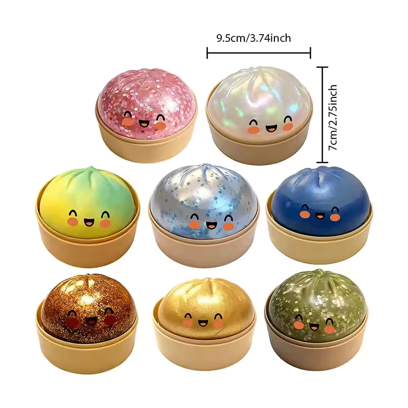 Glitter Dumpling Squishy – den søteste stressballen akkurat nå