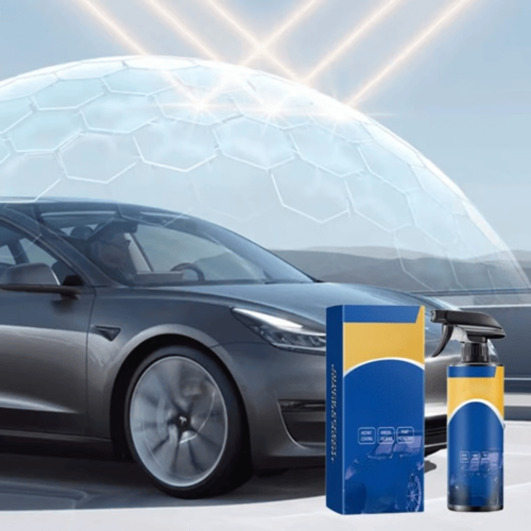 Bilbeleggsspray for langvarig glans og beskyttelse