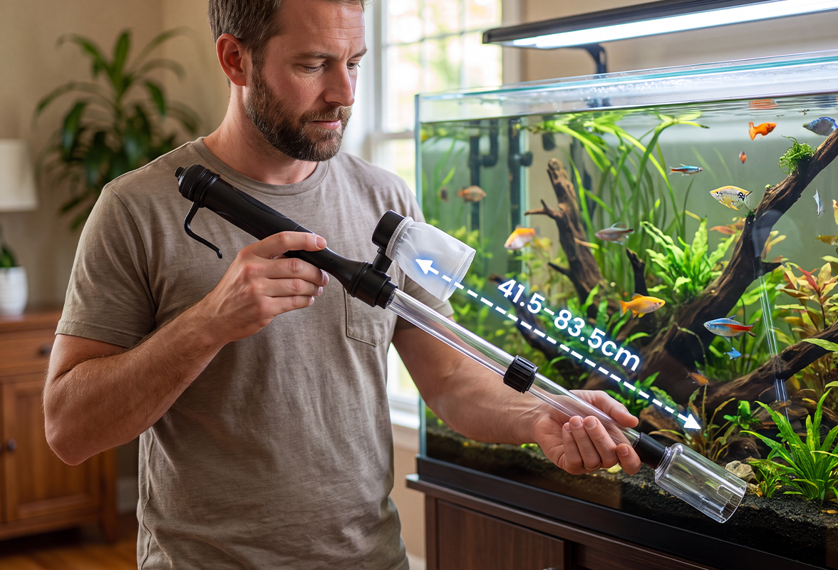 Elektrisk akvariegrusrens