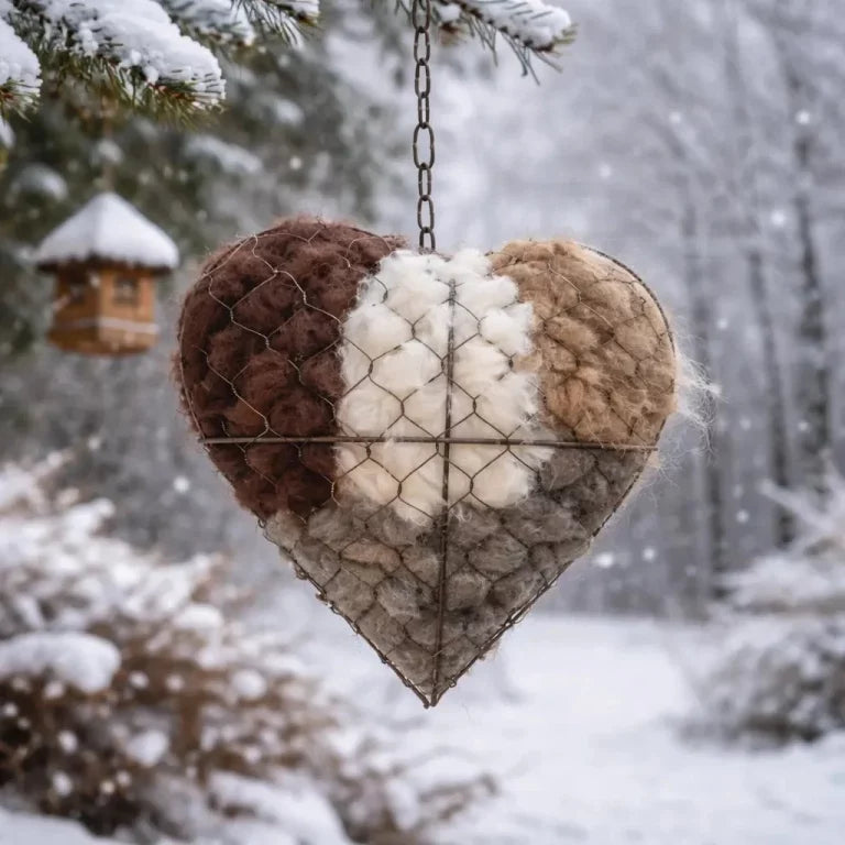 Heart Nest™ – Mykt fuglehjerte til hagen