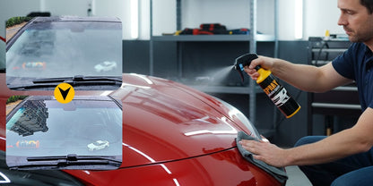 Rengjørings- og pleiespray for bilcoating