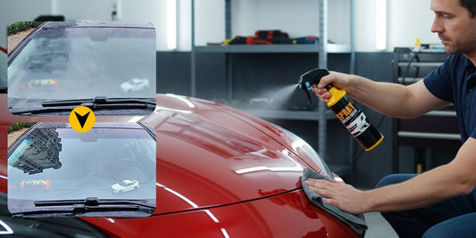 Rengjørings- og pleiespray for bilcoating