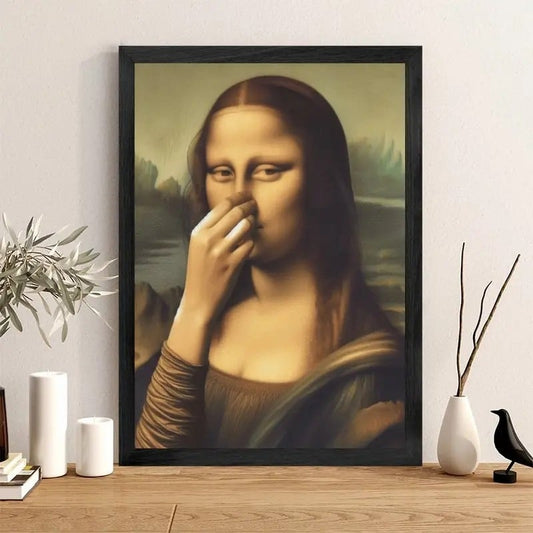 Morsomt Mona Lisa-maleri