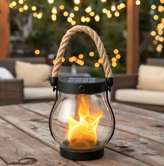 Solcelledrevet flammelykt