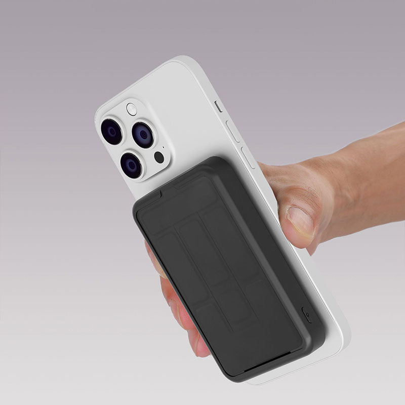 Magnetisk Trådløs Powerbank med Stativ