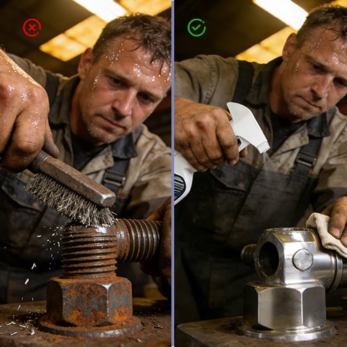 Kraftig Metall Rustfjerner
